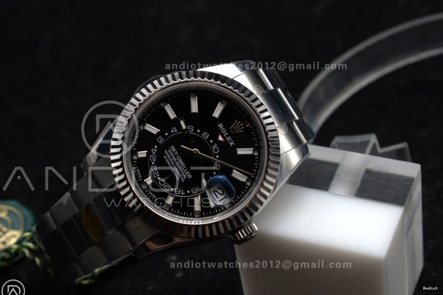 Edition Sky-Dweller Bracelet 1:1 on ZF Best SS Dial 326934 904L A2824 Black SS 1205